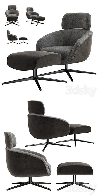 Minotti russell armchair